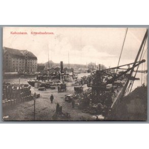 K�benhavn - Kv�sthusbroen - Postkort - Brugt