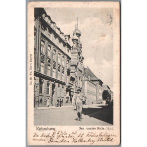 K�benhavn - Den Russisk Kirke - Postkort - Brugt