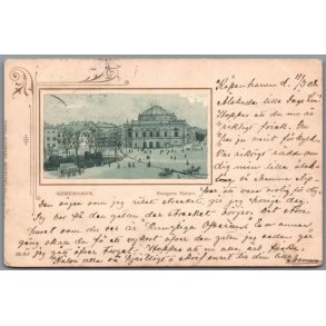 K�benhavn - Kongens Nytorv - Postkort - Brugt