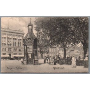 K�benhavn - Kongens Nytorv - Postkort - Brugt - Har v�ret kl�bet op !