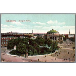 K�benhavn - Kongens Nytorv - Postkort - Brugt