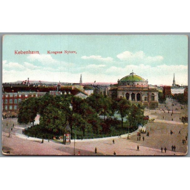 K�benhavn - Kongens Nytorv - Postkort - Brugt