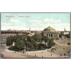 K�benhavn - Kongens Nytorv - Postkort - Brugt