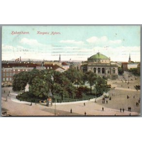 K�benhavn - Kongens Nytorv - Postkort - Brugt