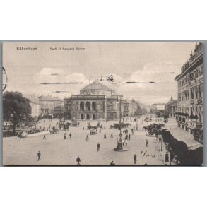 K�benhavn - Parti af Kongens Nytorv - Postkort - Brugt