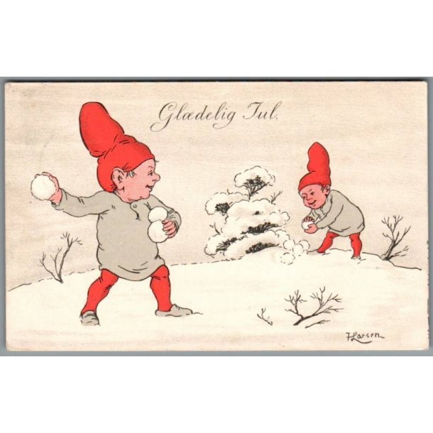 H.Larsen - Gldelig Jul - u/n - Brugt