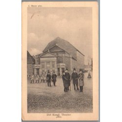 C. Bayer - Det Kongl. Theater (1862) - Postkort - Brugt