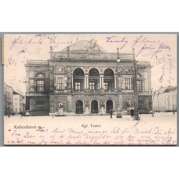 K�benhavn - Kgl. Teater - Postkort - Brugt