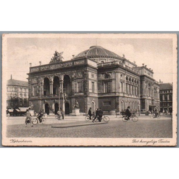 K�benhavn - Det kongelige Teater - Postkort - Brugt