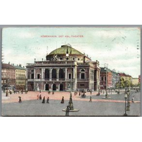 K�benhavn - Det kongelige Teater - Postkort - Brugt
