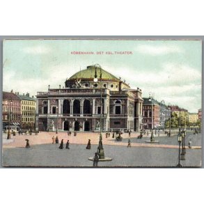 K�benhavn - Det kongelige Teater - Postkort - Brugt