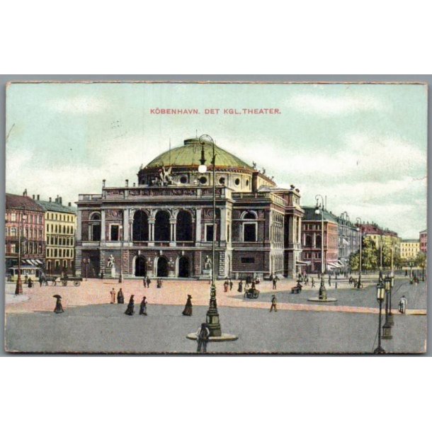 K�benhavn - Det kongelige Teater - Postkort - Brugt