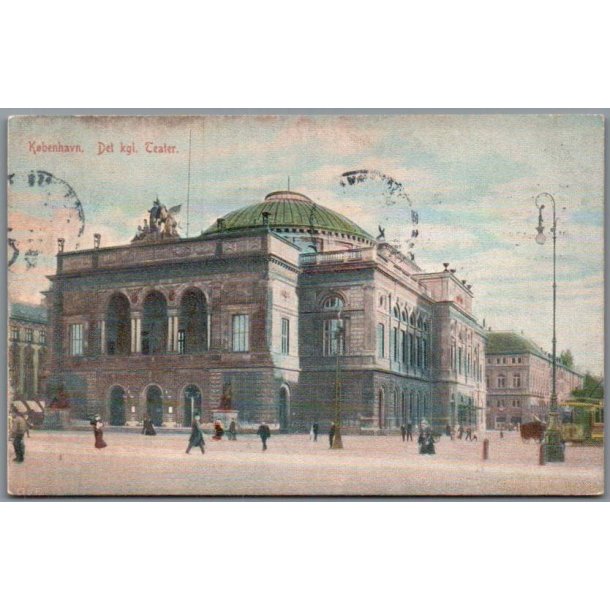 K�benhavn - Det kongelige Teater - Postkort - Brugt