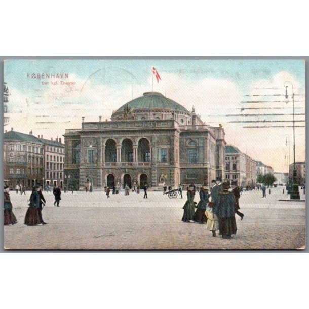 K�benhavn - Det kongelige Teater - Postkort - Brugt