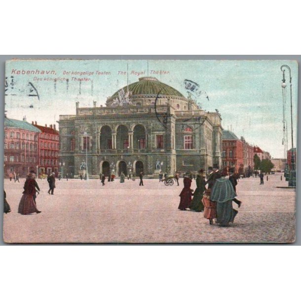 K�benhavn - Det kongelige Teater - Postkort - Brugt