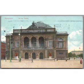 K�benhavn - Det kongelige Teater - Postkort - Brugt