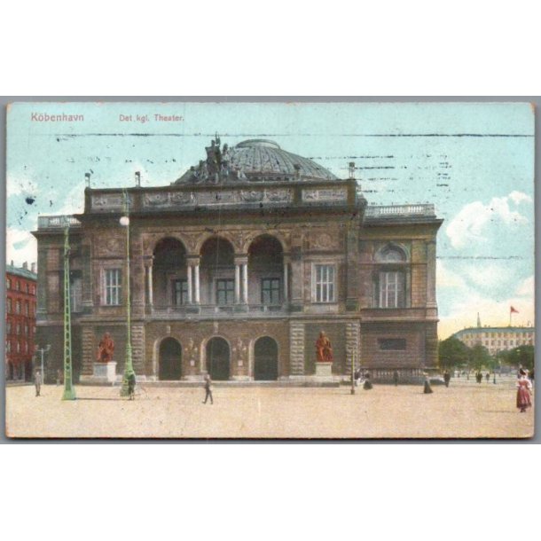 K�benhavn - Det kongelige Teater - Postkort - Brugt