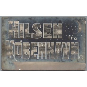 Hilsen fra K�benhavn -  Postkort - Brugt - Svagt Hj�rne !