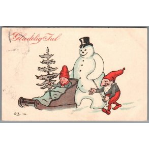 Jensen, Osvald - Gldelig Jul -  Alex Vincent  Serie 286/2 - Brugt