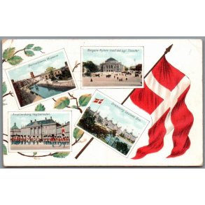 K�benhavn -  Postkort - Brugt - Svagt Hj�rne !