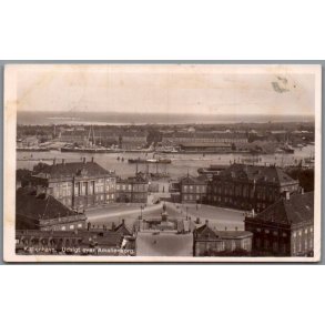 K�benhavn - Udsigt over Amalienborg - Postkort - Brugt