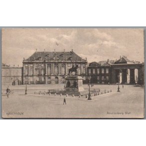 K�benhavn - Amalienborg Slot - Postkort - Brugt