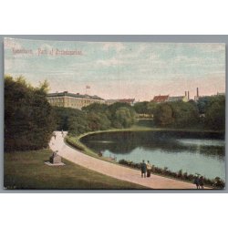 K�benhavn - Parti fra �rstedsparken - Postkort - Ubrugt - Har v�ret kl�bet op !