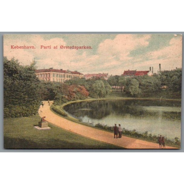 K�benhavn - Parti fra �rstedsparken - Postkort - Ubrugt 