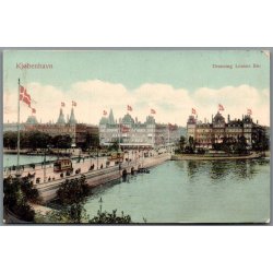K�benhavn - Dronning Louises Bro - Postkort - Brugt