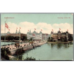 K�benhavn - Dronning Louises Bro - Postkort - Brugt
