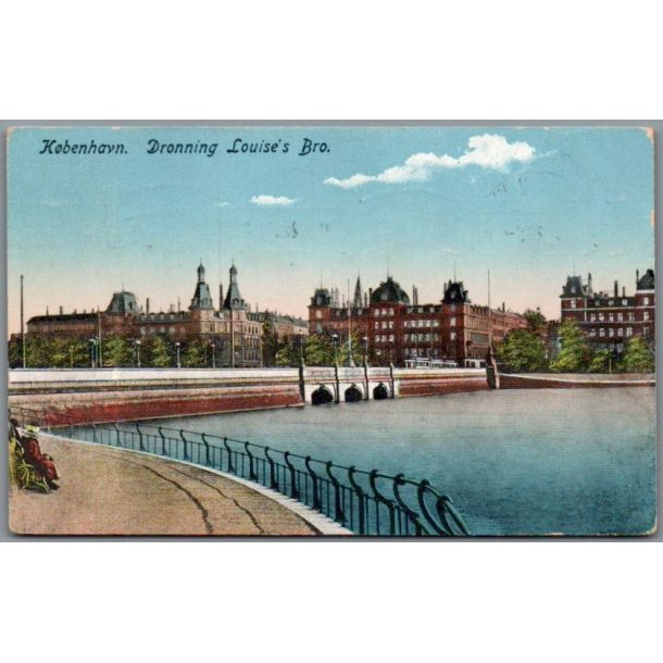 K�benhavn - Dronning Louises Bro - Postkort - Brugt