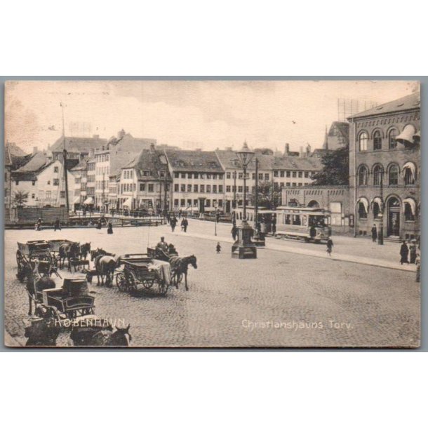 K�benhavn - Christianshavns Torv - Postkort - Brugt