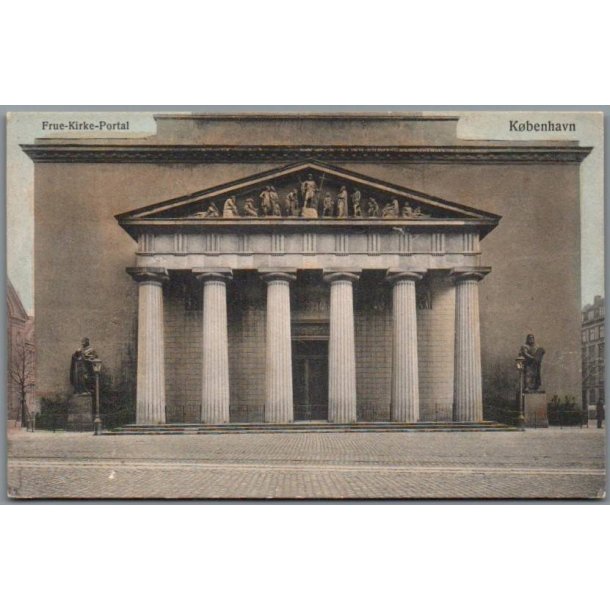 Frue Kirkes Portal - K�benhavn - Ubrugt