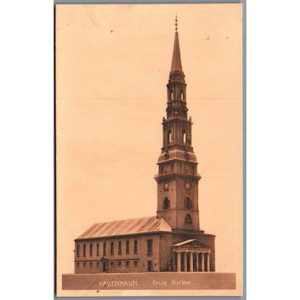 K�benhavn - Frue Kirke - Postkort - Ubrugt