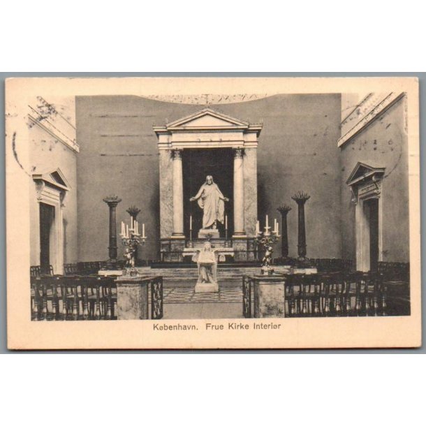 K�benhavn - Vor Frue Kirke Interi�r - Postkort - Brugt