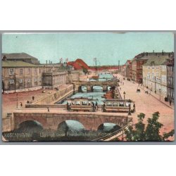 K�benhavn - Udsigt over Holmens Kanal - Postkort - Brugt - Svagt hj�rne !
