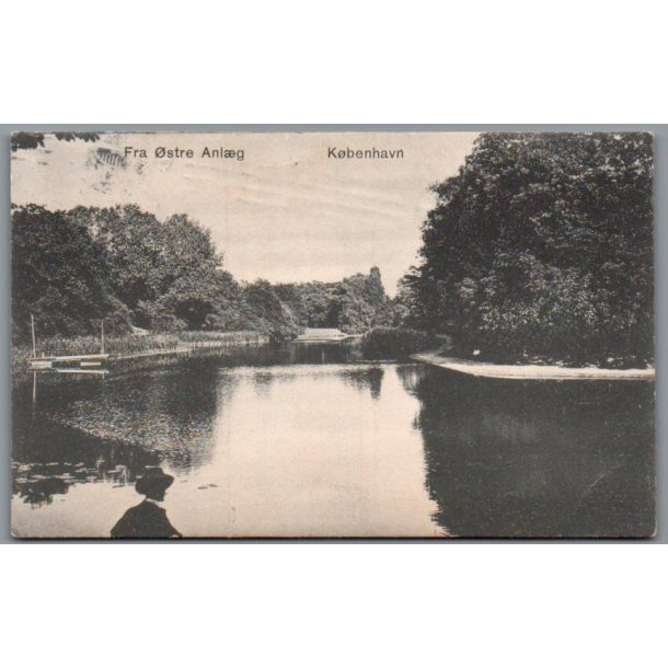 K�benhavn - Fra �stre Anl�g - Postkort - Brugt
