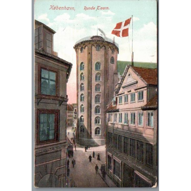 K�benhavn - Runde Taarn - Glimmer - Postkort - Brugt 