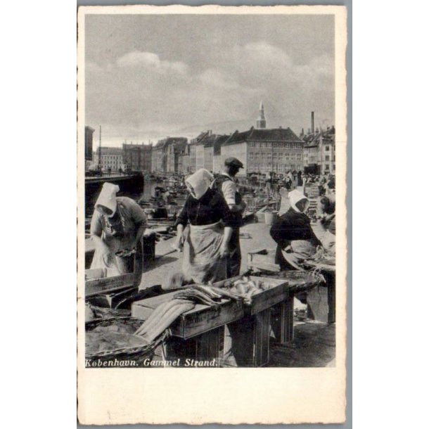 K�benhavn - Gammel Strand - Postkort - Ubrugt