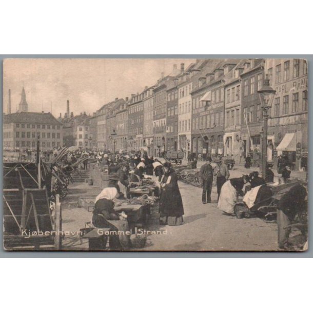 K�benhavn - Gammel Strand - Postkort - Ubrugt