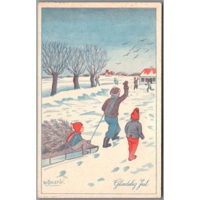 Gelardi, Herdis - Gldelig Jul - F.D.B. Serie 1201 - Ubrugt