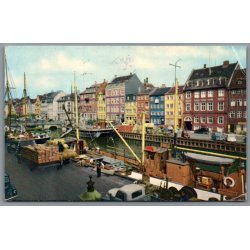 K�benhavn - Nyhavn - Postkort - Brugt - Svagt Hj�rne !