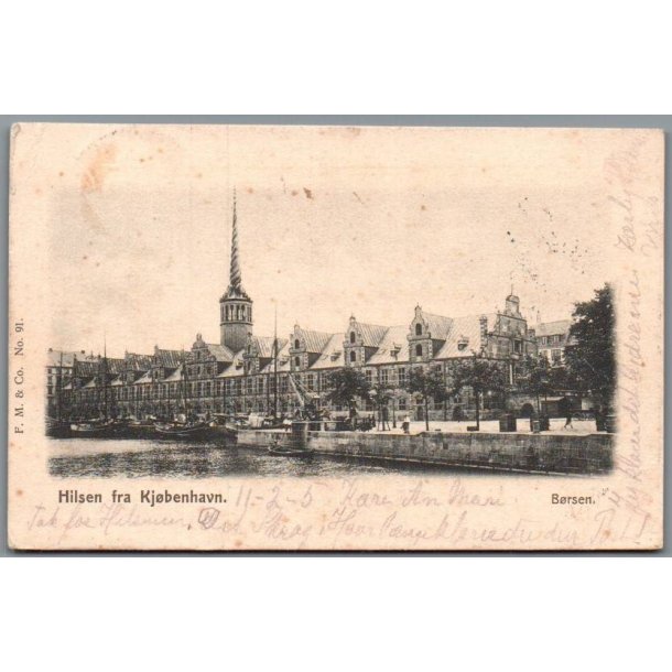 Hilsen fra Kj�benhavn - B�rsen - Postkort - Brugt