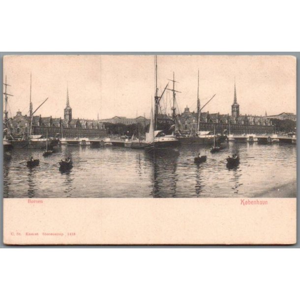 B�rsen - K�benhavn - Postkort - Ubrugt