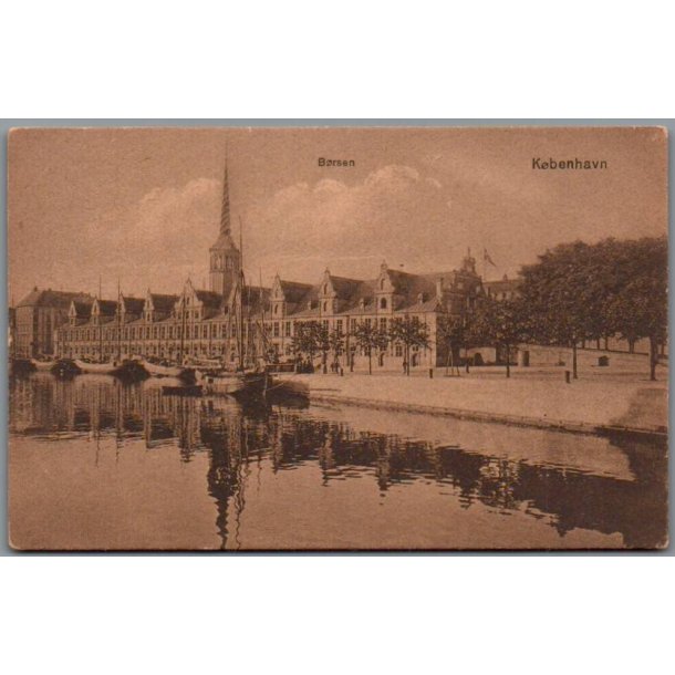 B�rsen - Postkort - Ubrugt