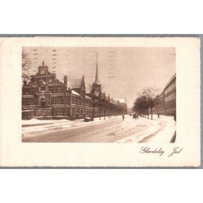 B�rsen - Gl�delig Jul - Postkort - Brugt
