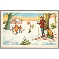 Axelsen - Gldelig Jul - Serie 69 - Ubrugt