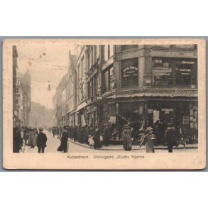 K�benhavn - �stergade - Illums Hj�rne - Postkort - Brugt