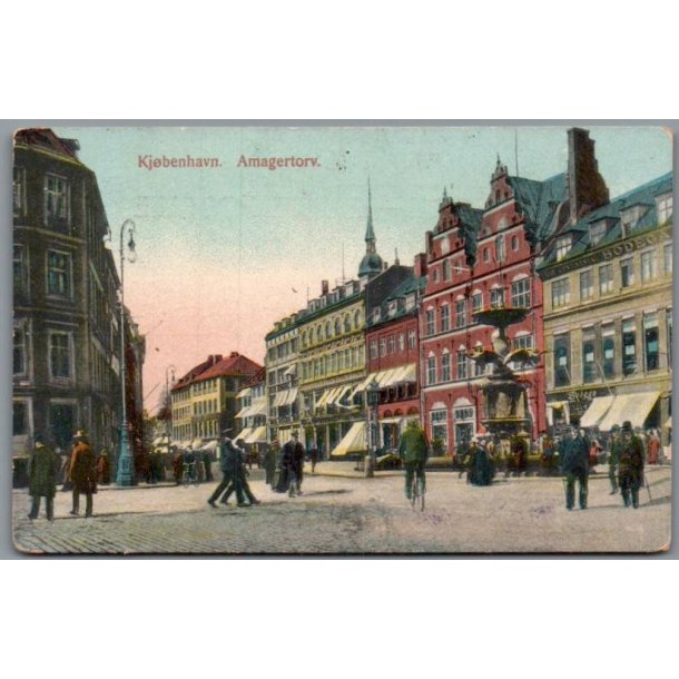 K�benhavn - Amagertorv - Postkort - Ubrugt