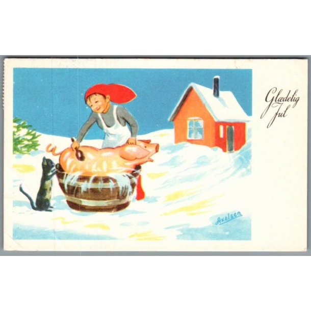 Axelsen - Gldelig Jul - Rudolf Olsen u/n - Brugt